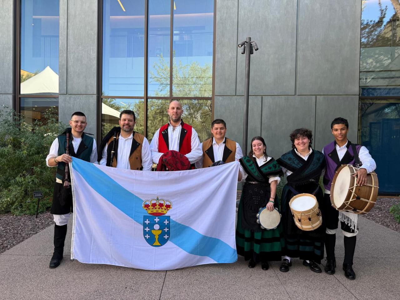 Presentación de la Banda de Gaitas Terra Nosa en Arizona