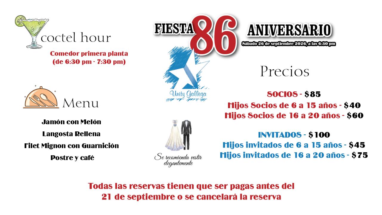 86 Aniversario de Casa Galicia